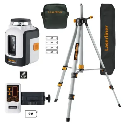 Laserliner SmartLine-Laser 360° krížový laser so súvislou horizontálnou líniou 360° a s jednou vertikálnou líniou, línie sa pretínajú v uhle 90°