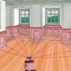 Laserliner SmartLine-Laser 360° krížový laser so súvislou horizontálnou líniou 360° a s jednou vertikálnou líniou, línie sa pretínajú v uhle 90°
